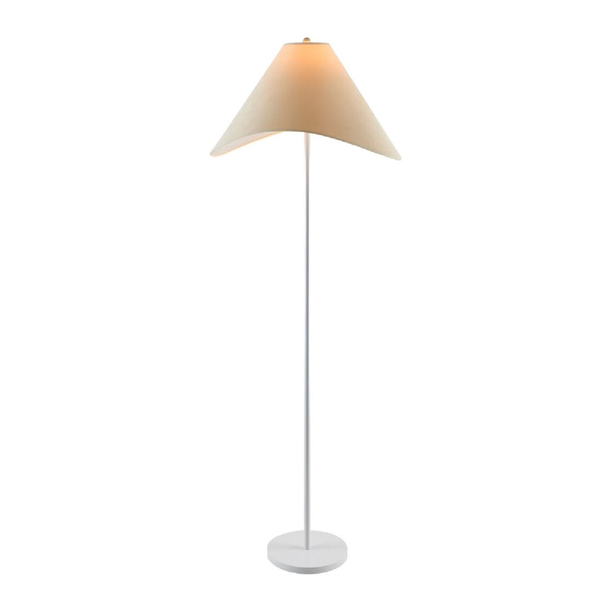 Modern European furniture - Cotton Shade Accent Floor Lamp - www.oroa.com