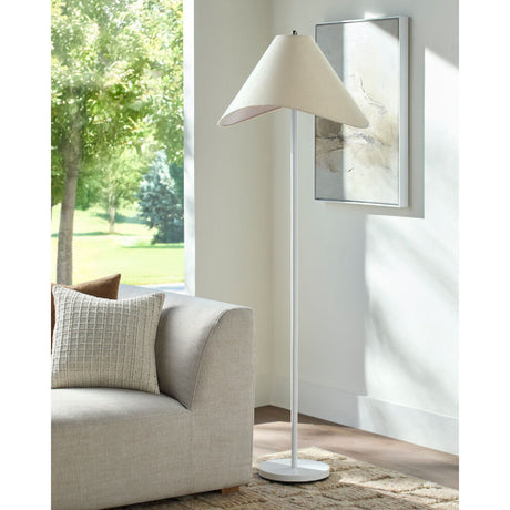 Modern European furniture - Cotton Shade Accent Floor Lamp - www.oroa.com