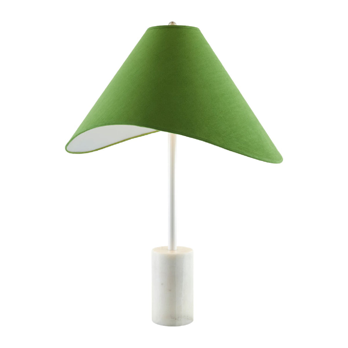 Modern European furniture - Marble Base Cotton Table Lamp - www.oroa.com