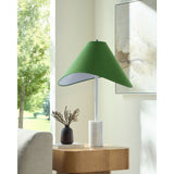 Modern European furniture - Marble Base Cotton Table Lamp - www.oroa.com