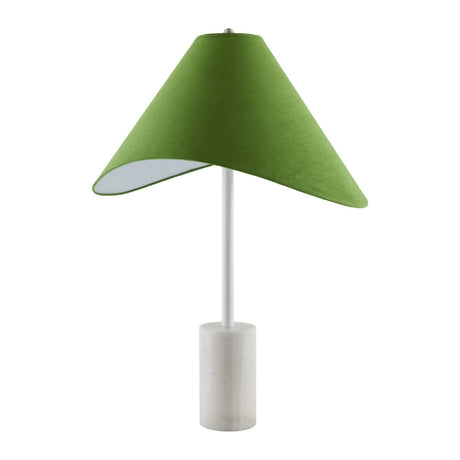 Modern European furniture - Marble Base Cotton Table Lamp - www.oroa.com