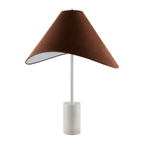 Modern European furniture - Marble Base Cotton Table Lamp - www.oroa.com