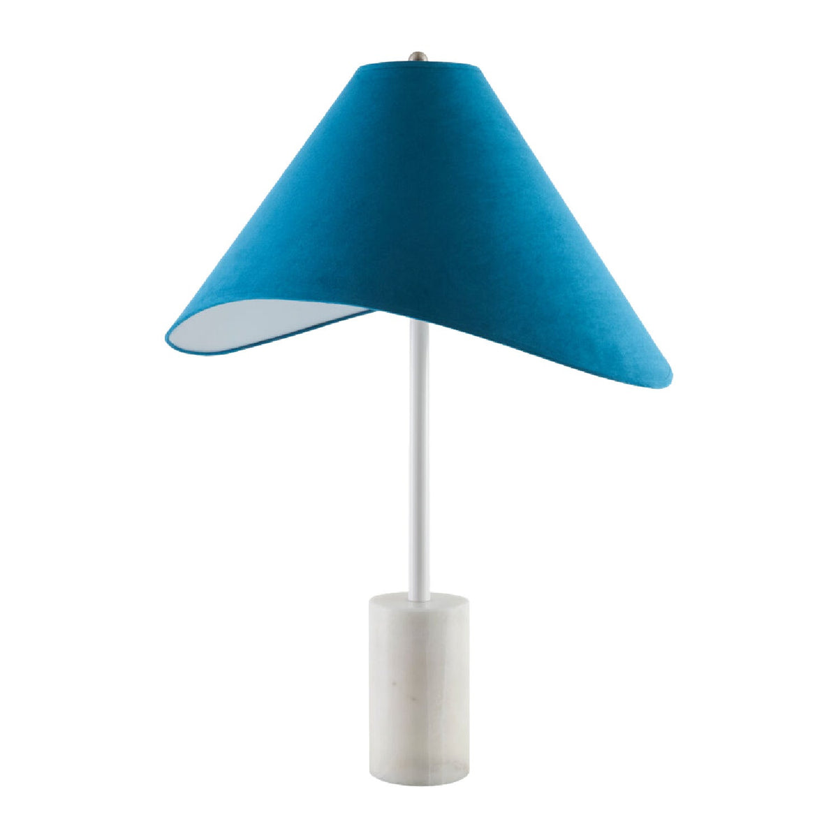 Modern European furniture - Marble Base Cotton Table Lamp - www.oroa.com