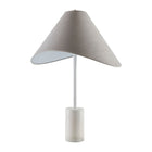 Modern European furniture - Marble Base Cotton Table Lamp - www.oroa.com