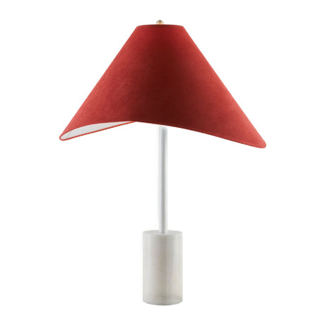Modern European furniture - Marble Base Cotton Table Lamp - www.oroa.com