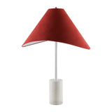 Modern European furniture - Marble Base Cotton Table Lamp - www.oroa.com