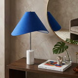 Modern European furniture - Marble Base Cotton Table Lamp - www.oroa.com
