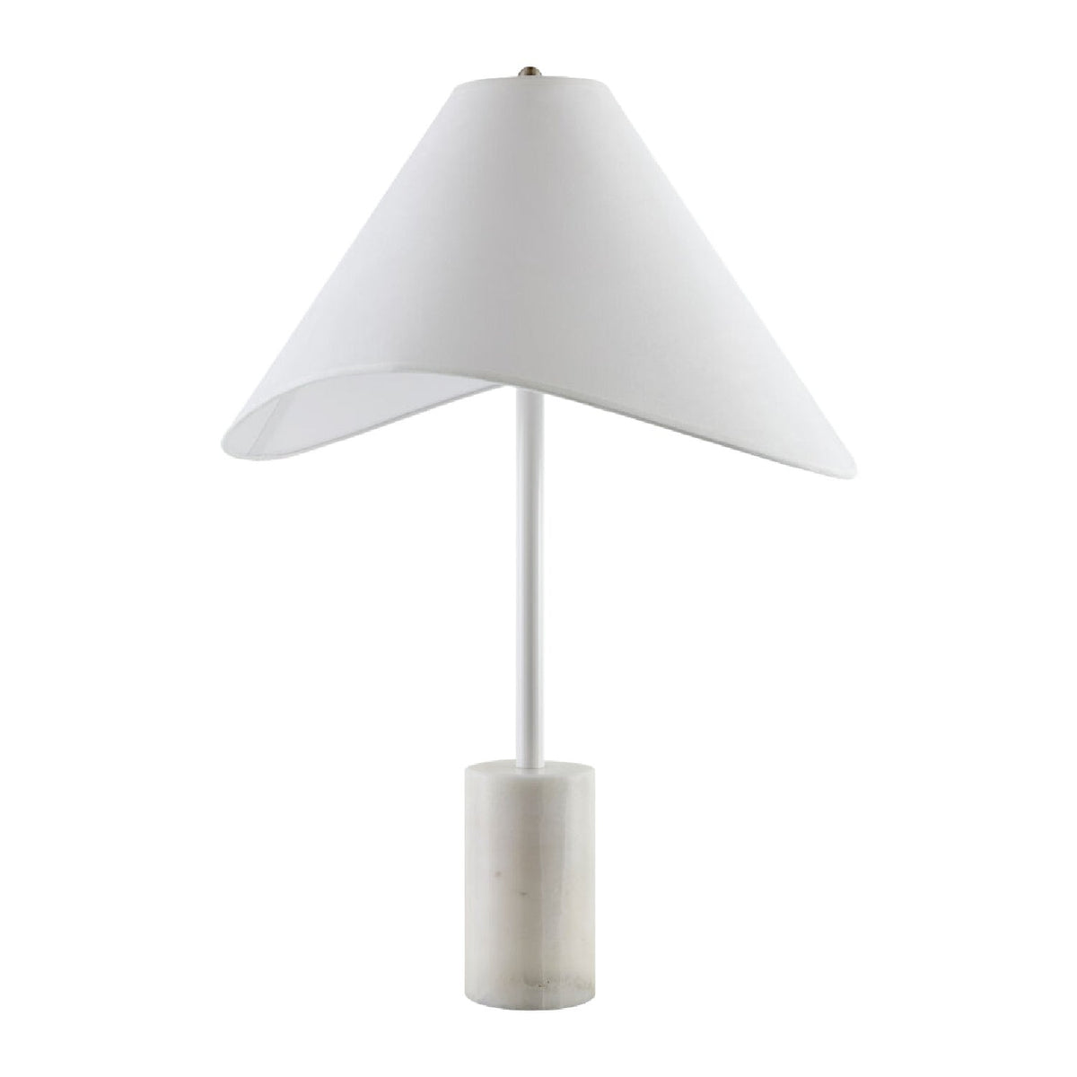 Modern European furniture - Marble Base Cotton Table Lamp - www.oroa.com