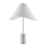 Modern European furniture - Marble Base Cotton Table Lamp - www.oroa.com