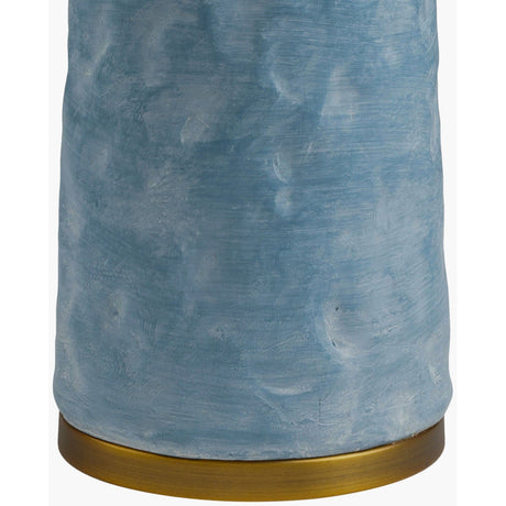 Modern European furniture - Blue Base Accent Table Lamp - www.oroa.com
