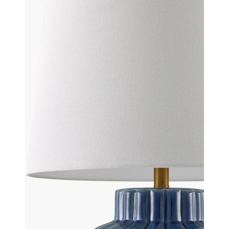 Modern European furniture - Blue Ceramic Accent Table Lamp - www.oroa.com