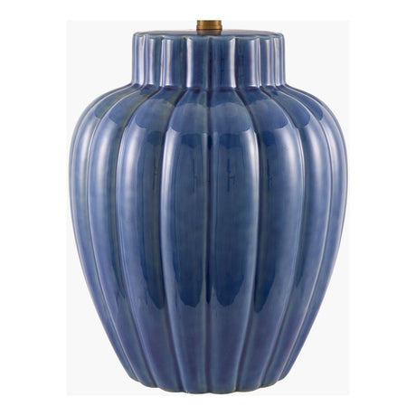 Modern European furniture - Blue Ceramic Accent Table Lamp - www.oroa.com