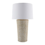 Modern European furniture - Rattan Woven Accent Table Lamp - www.oroa.com