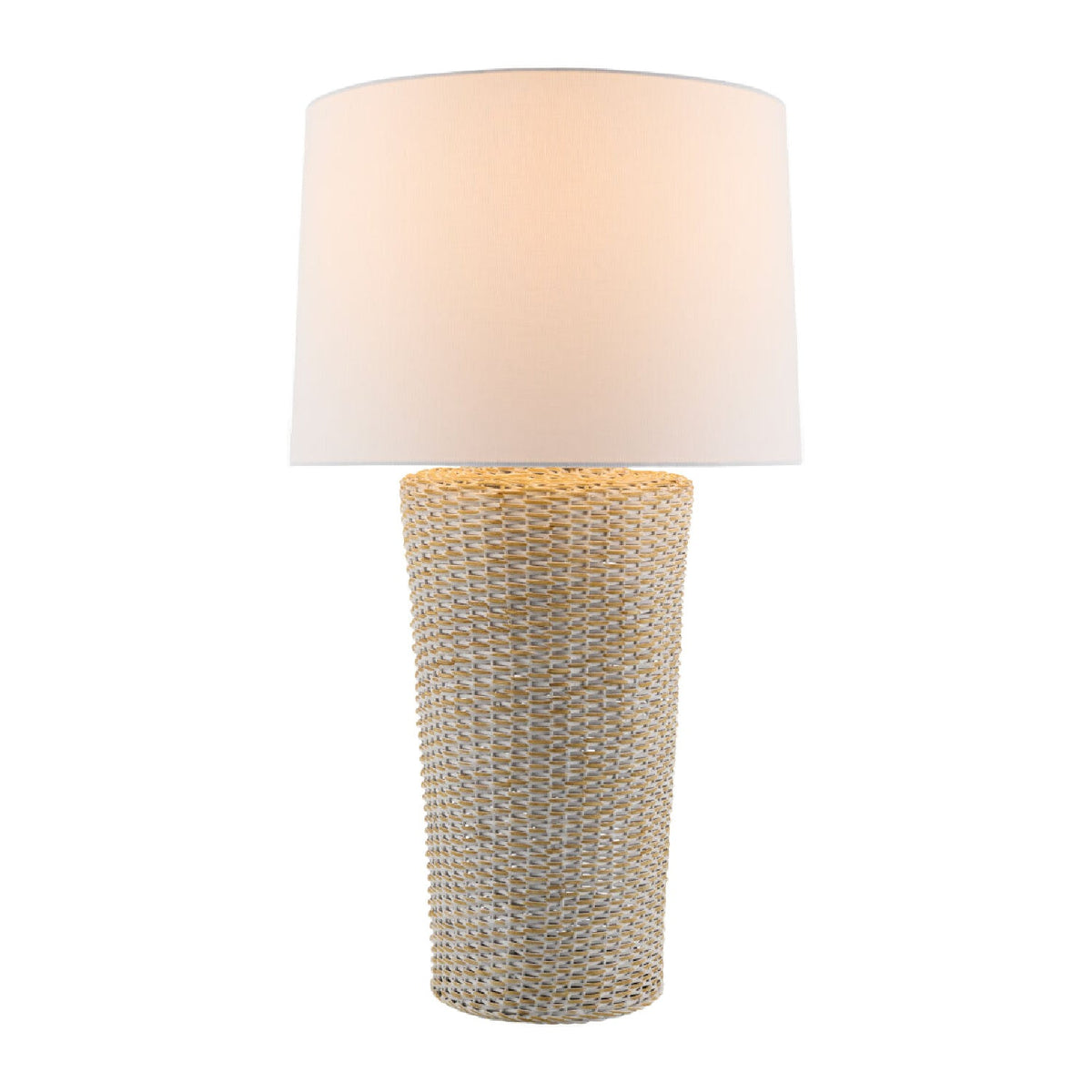 Modern European furniture - Rattan Woven Accent Table Lamp - www.oroa.com