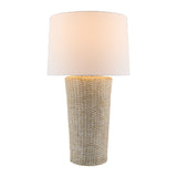 Modern European furniture - Rattan Woven Accent Table Lamp - www.oroa.com
