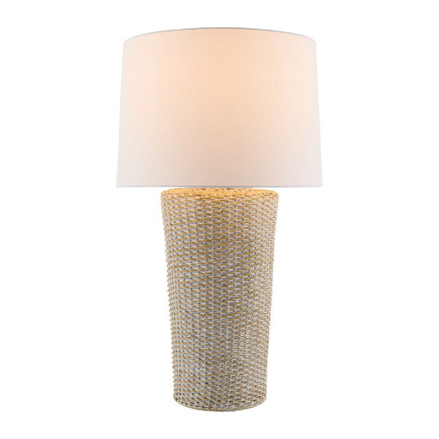 Modern European furniture - Rattan Woven Accent Table Lamp - www.oroa.com