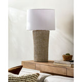 Modern European furniture - Rattan Woven Accent Table Lamp - www.oroa.com
