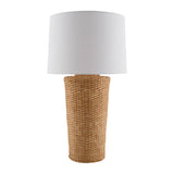 Modern European furniture - Rattan Woven Accent Table Lamp - www.oroa.com
