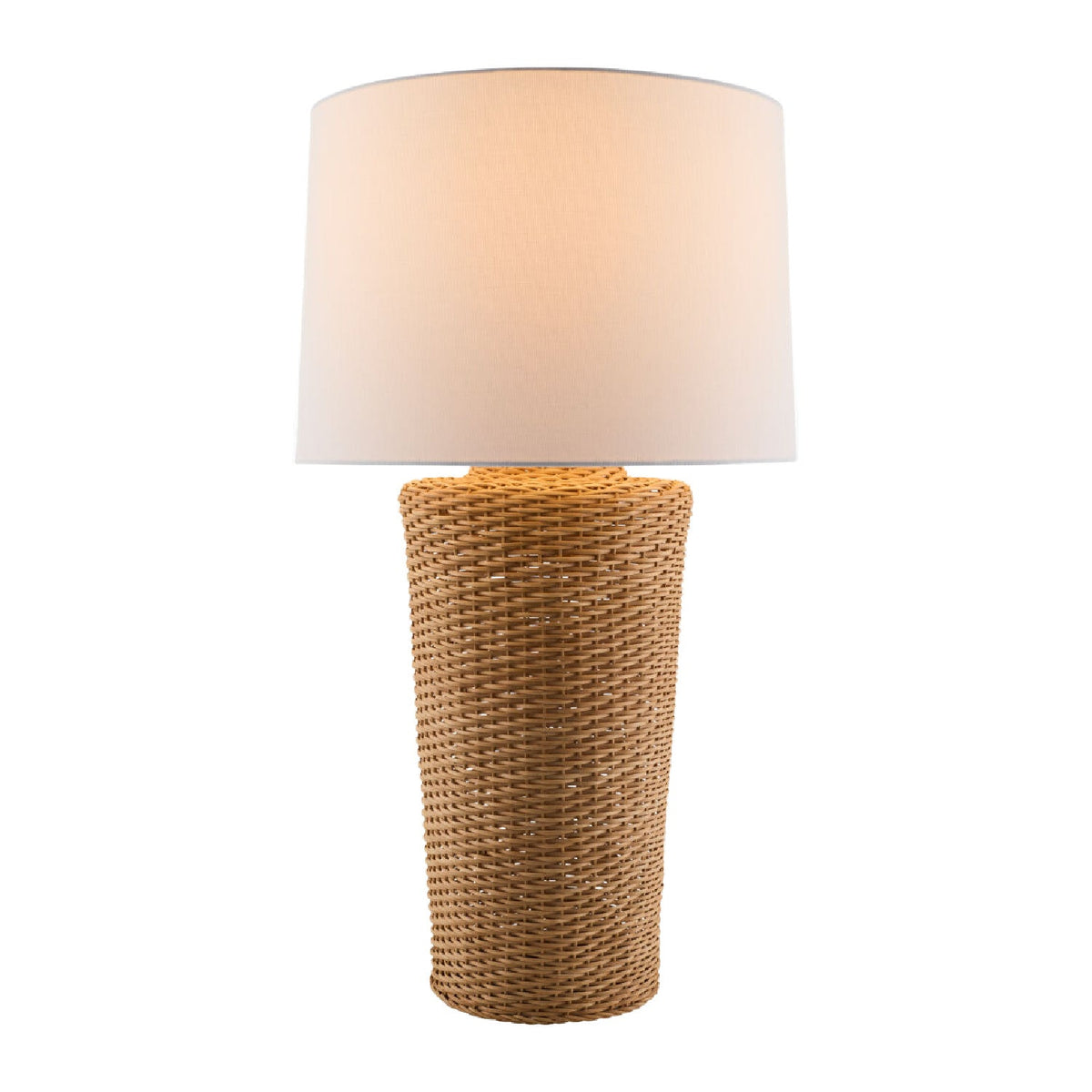 Modern European furniture - Rattan Woven Accent Table Lamp - www.oroa.com