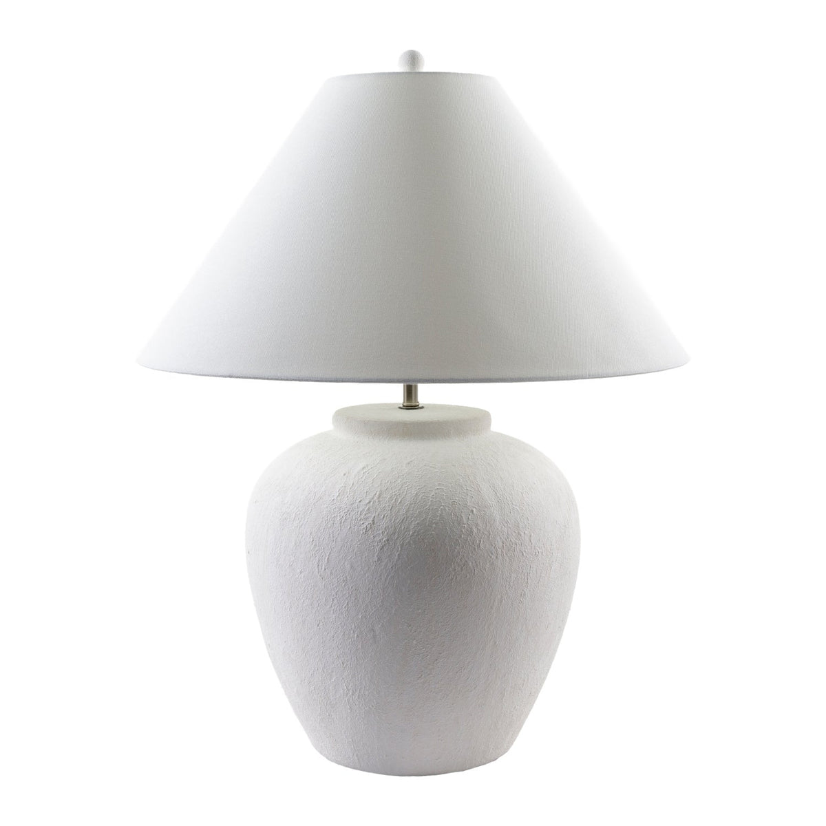 Modern European furniture - Cream Ceramic Accent Table Lamp - www.oroa.com