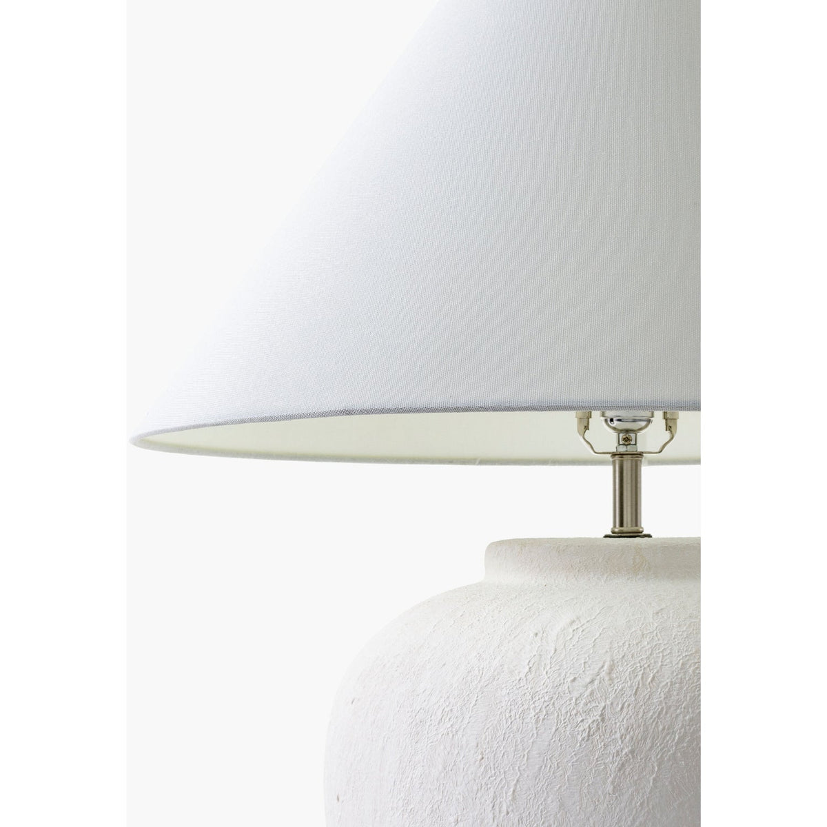 Modern European furniture - Cream Ceramic Accent Table Lamp - www.oroa.com