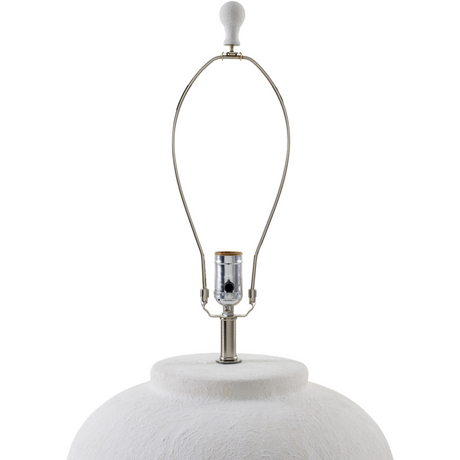 Modern European furniture - Cream Ceramic Accent Table Lamp - www.oroa.com