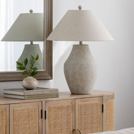 Modern European furniture - Textured Ceramic Accent Table Lamp - www.oroa.com