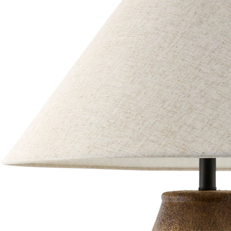 Modern European furniture - Textured Ceramic Accent Table Lamp - www.oroa.com