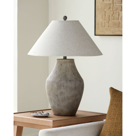 Modern European furniture - Textured Ceramic Accent Table Lamp - www.oroa.com