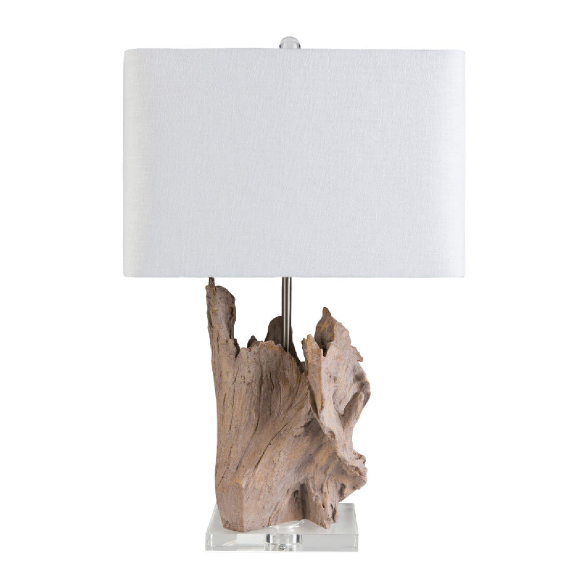 Modern European furniture - Organic Wooden-Look Table Lamp - www.oroa.com