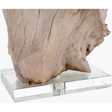 Modern European furniture - Organic Wooden-Look Table Lamp - www.oroa.com