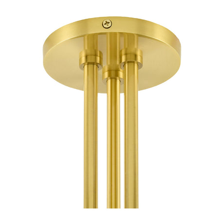 Modern European furniture - Electroplated Black 3-Light Chandelier - www.oroa.com