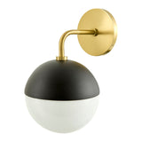 Modern European furniture - Electroplated Black Wall Lamp - www.oroa.com