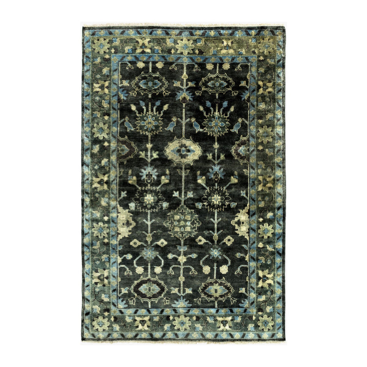 Modern furniture - Hand-Knotted Wool Boho Carpet - www.oroa.com