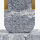 Modern European furniture - Gray Marble Accent Table Lamp - www.oroa.com