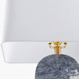Modern European furniture - Gray Marble Accent Table Lamp - www.oroa.com