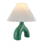 Modern European furniture - Ceramic White Linen Table Lamp - www.oroa.com