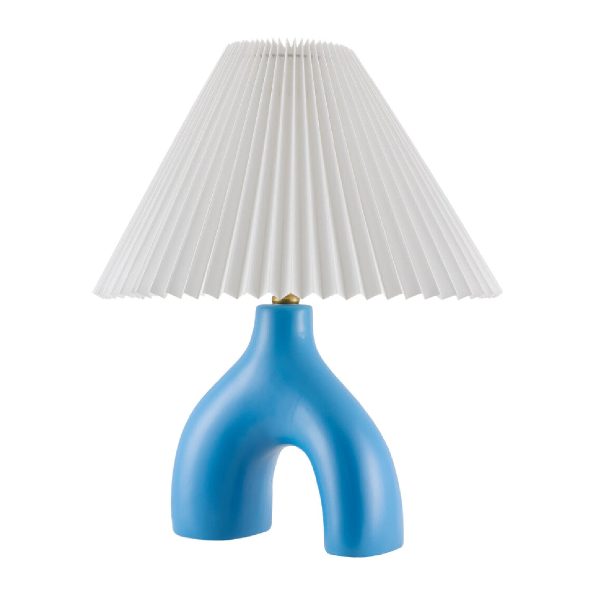 Modern European furniture - Ceramic White Linen Table Lamp - www.oroa.com