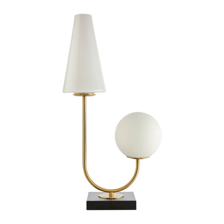 Modern European furniture - White 2-Light Accent Table Lamp - www.oroa.com
