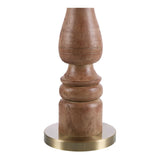 Modern European furniture - Beige Linen Accent Floor Lamp - www.oroa.com