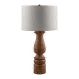 Modern European furniture - Beige Linen Accent Table Lamp - www.oroa.com