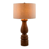 Modern European furniture - Beige Linen Accent Table Lamp - www.oroa.com