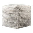 Modern European furniture - Woven Cube Outdoor Pouf - www.oroa.com