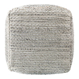 Modern European furniture - Woven Cube Outdoor Pouf - www.oroa.com
