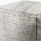 Modern European furniture - Woven Cube Outdoor Pouf - www.oroa.com