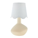 Modern European furniture - Wavy Rattan Accent Table Lamp - www.oroa.com