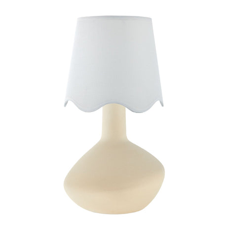 Modern European furniture - Wavy Rattan Accent Table Lamp - www.oroa.com