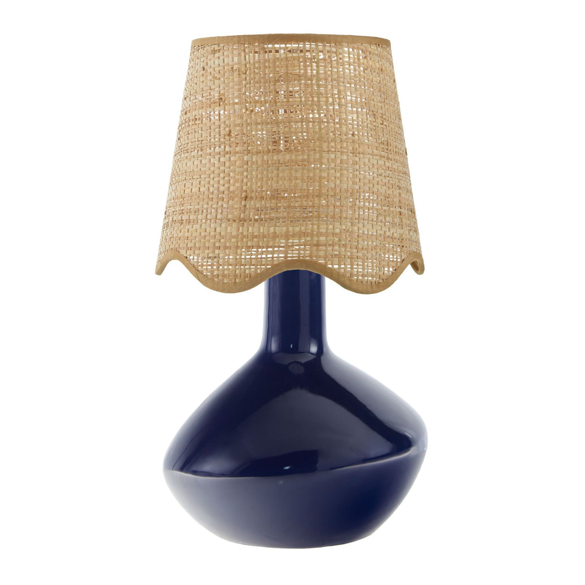 Modern European furniture - Wavy Rattan Accent Table Lamp - www.oroa.com