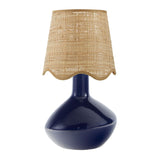 Modern European furniture - Wavy Rattan Accent Table Lamp - www.oroa.com