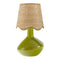 Modern European furniture - Wavy Rattan Accent Table Lamp - www.oroa.com